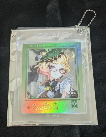 에밀리에 투명 폴라로이드 & 파우치 원신 카페 in 서울 한정판