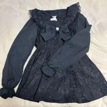 Avail 블랙 세일러 카라 리본 포함 팬츠 셋업