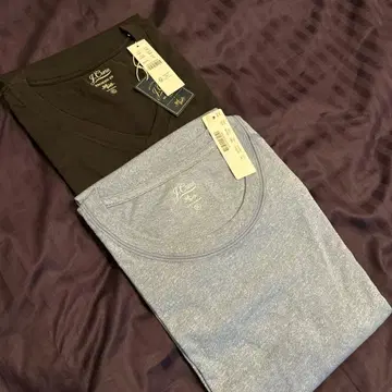 J.Crew V넥과 라운드넥 티셔츠 XL 2장 세트