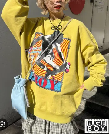 BUGLE BOY 뷰글보이 로고 맨투맨 차오패닉