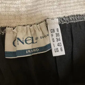 오닐 오브 더블린 블랙 린넨 롱 스커트