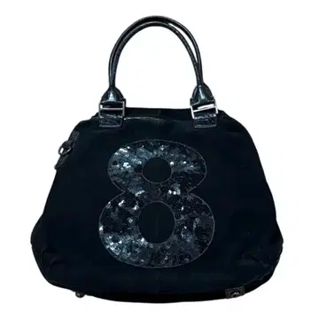 (하자품) 미사용품 MUTA 핸드백 스웨이드 스팽글