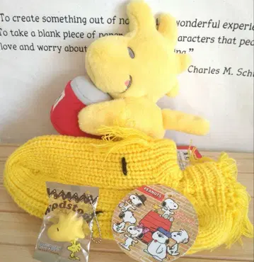 스누피 우드스탁 봉제 인형 세트 룸삭스