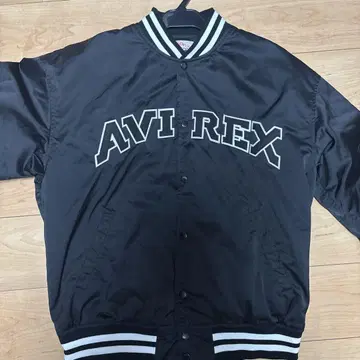 AVIREX 블랙 MA-1 자켓 L 사이즈