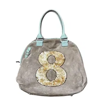 MUTA 무타 핸드백 스웨이드 스팽글