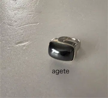 레어 아가트 agete 블루 계열 반지 볼륨 반지