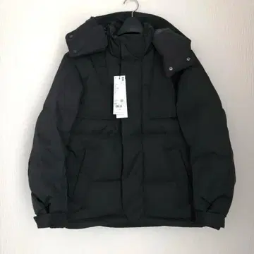 [ UNIQLO +J ] 미사용 새상품 다운 오버 사이즈 파카 XS 블랙