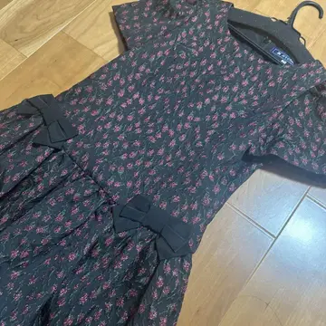 엠즈 그레이시 라메 꽃 벌룬 원피스 38