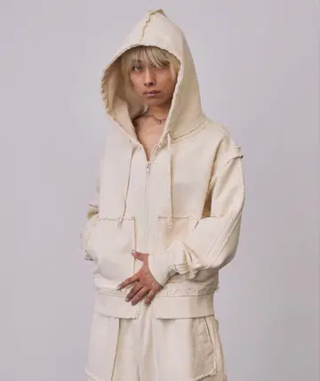 [ a2o ] 컷오프 후드 맨투맨
