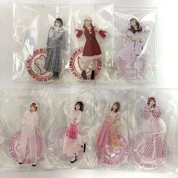 키라메이! 갱 파라드! 키스키스! 아크릴 스탠드 7체 세트!