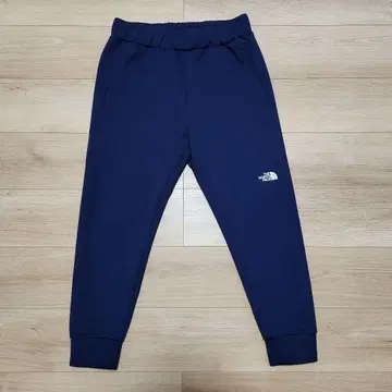 THE NORTH FACE 네이비 스웨트 팬츠 지퍼 포켓 부착