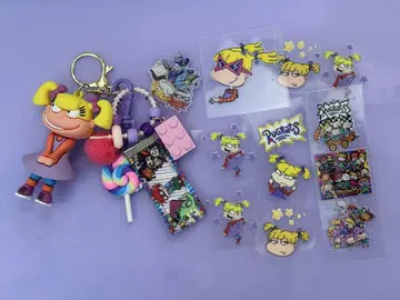 러그래츠 안젤리카 찰랑찰랑 키링 방수 스티커