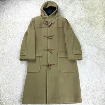 인버티어 더플 코트 구형 택 헤링본 무어브룩 올리브