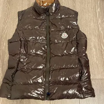 Moncler 브라운 다운 베스트
