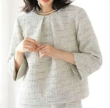 새상품 비밍 바이 빔즈 트위드 세레모니 컬렉션 풀오버 L