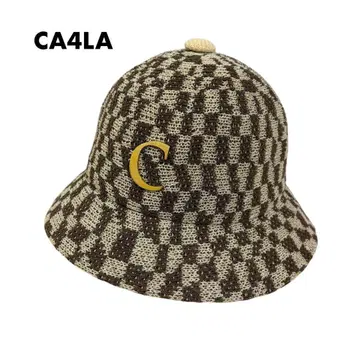 CA4LA 버킷 플래그 햇 C플레이트 브라운 일본제