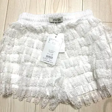 jouetie 레이스 티어드 프릴 숏팬츠