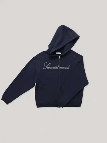 Smoothwood 자수 로고 집업 후드티