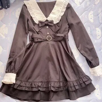 허니시나몬 세일러 카라 원피스