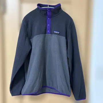 patagonia 플리스 자켓 그레이/퍼플 S사이즈