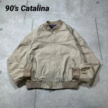 90s 빈티지 Catalina 카타리나 더비 자켓 베이지 L