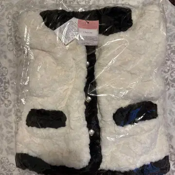 아우터 바이컬러 펄 버튼