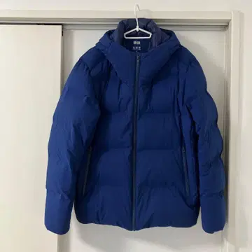 UNIQLO 심리스 다운 파카 X L 블루