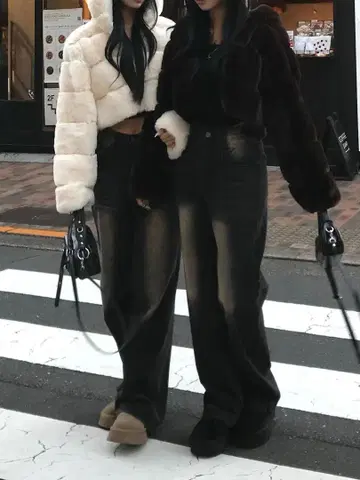 emmy 컬러 워싱 데님 팬츠