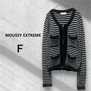 MOUSSY EXTREME 마우지 F 가디건 집업 보더