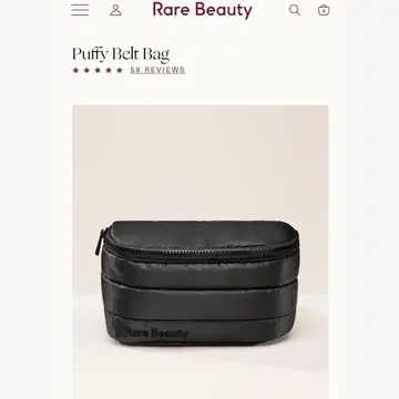 레어 뷰티 벨트 백 블랙