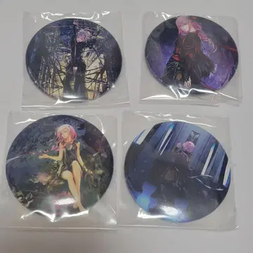 EGOIST DMM 스크래치 캔뱃지 4개 세트