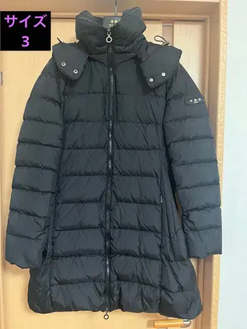 TATRAS 블랙 다운 자켓 롱 기장 사이즈 3 블랙