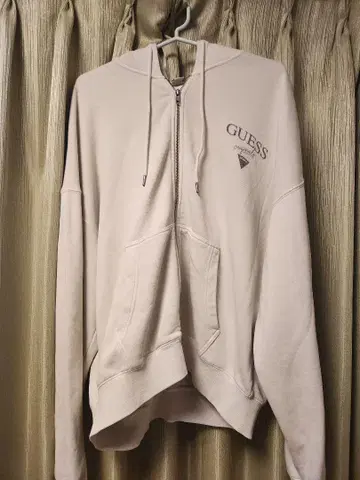 90s 빈티지 GUESS 화이트 집업 후드티