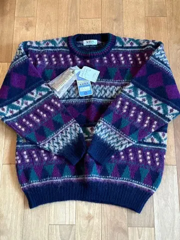 울 100% KATKA 남성용 L 스웨터 오크 주식회사 아이슬란드 제조