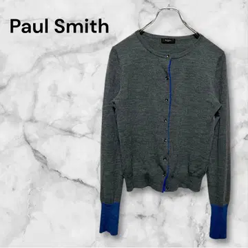 폴스미스 긴팔 가디건 크루넥 앞 버튼 레귤러 기장 M 사이즈