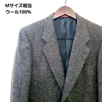 더반 D'URBAN 트위드 자켓 테일러드 브라운