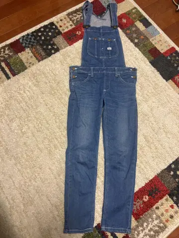 리 데님 블루 오버롤