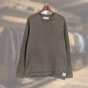 90s Eddie Bauer 코튼 니트 무지