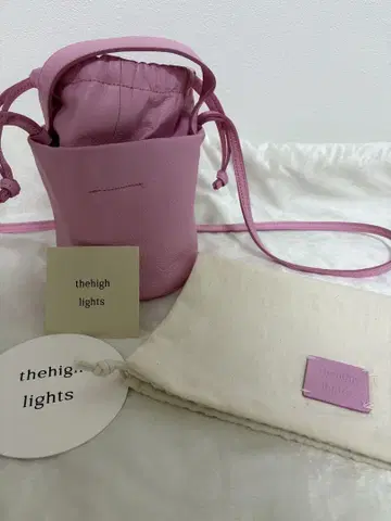 thehighlights 숄더백 핑크