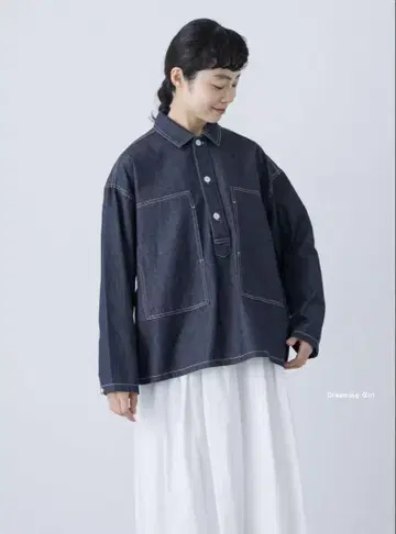 카구레 데님 풀오버 셔츠 DOORS 어반 리서치