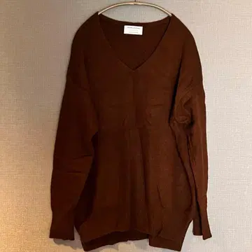 저널 스탠다드 캐시미어 100% 니트 브라운