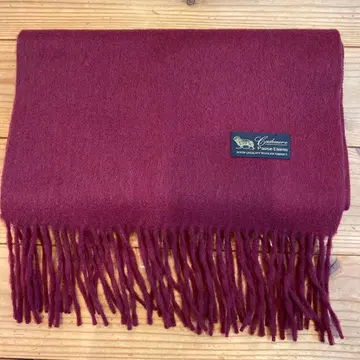 파세 에테르노 머플러 캐시미어 와인 레드 Paese Eterno 중고