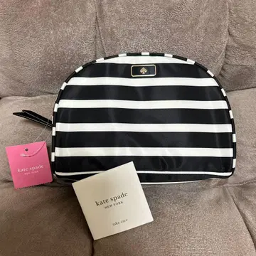 미사용 새상품 kate spade 스트라이프 파우치 중형