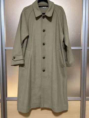 MOUSSY 체스터 코트 롱 코트 베이지