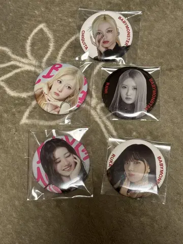 베비몬 캔뱃지 묶음 판매