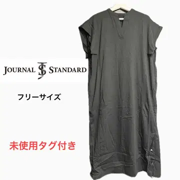 JOURNAL STANDARD 프리 사이즈 반팔 롱 원피스