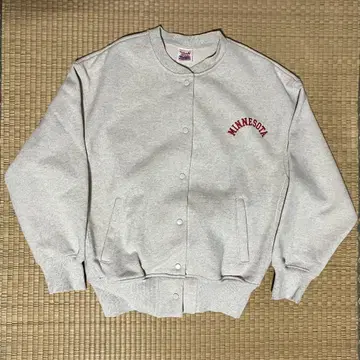 [ 새상품급 ] FREAK'S STORE 스냅 버튼 바시티 자켓
