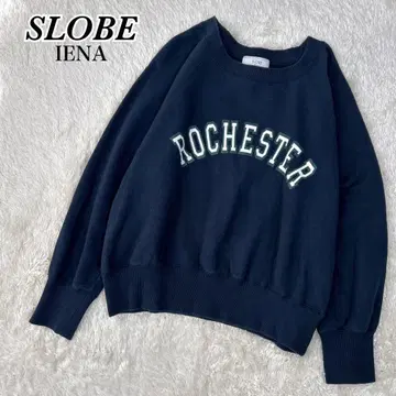 [ SLOBE IENA ] 슬로브 이에나 칼리지 로고 맨투맨 F 풀오버