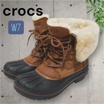 crocs 부츠 워터프루프 방수 방한 퍼 보아 스노우부츠