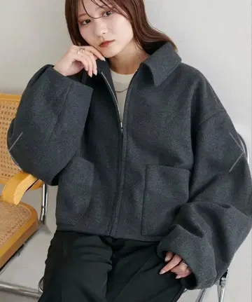 discoat 중공사 ZIP 자켓